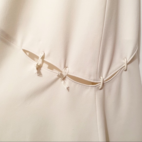 TIBI Guipure Lace Sleeveless Dress Ivory Size 0 - Picture 10 of 14